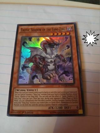 YU-GI-OH TAOTIE, SHADOW OF THE YANG ZING- 1ST EDITION- NECH-EN033