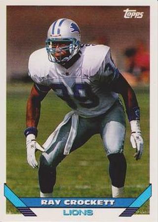 Ray Crockett 1993 Topps Detroit Lions 