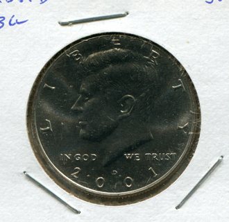 2001 D Kennedy Half Dollar-B.U.