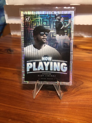 Eloy Jimenez 2020 Donruss Now Playing Vector Parallel #NP-6