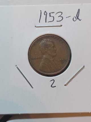1953-D Lincoln Wheat Penny! 40.2