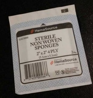 Sterile Nonwoven Sponges