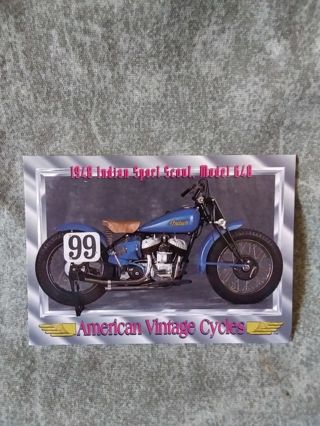 American Vintage Cycles Trading Card # 87