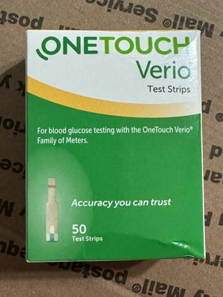 new box of 50 one touch glucose test strips