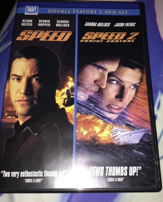 ~Speed 1 & 2 dvds ~