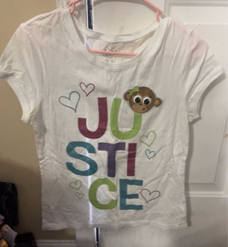 Girls justice top 