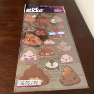 Sticko poop stickers