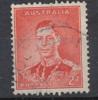 Australia:  1938, King George VI, Used, Scott # AU-182 - AUS-2400a3