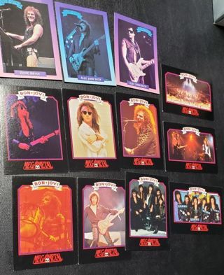 12 Bon Jovi 1991 Cards