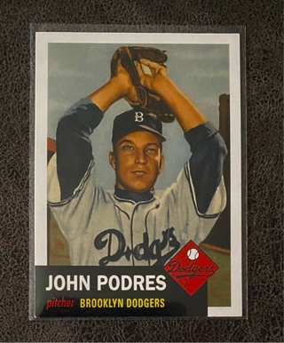 Johnny Podres insert