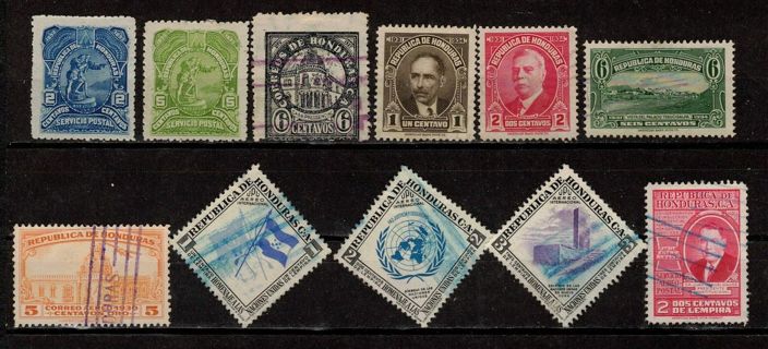 Honduras Stamps 1892-1950s