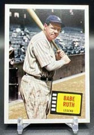 2023 Topps Archives 1957 Hit Stars Babe Ruth New York Yankees #57HS-6