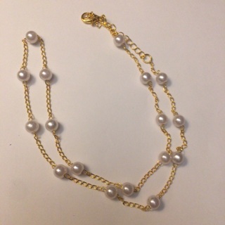 New GP Faux Pearl Choker Necklace Read description before bidding 