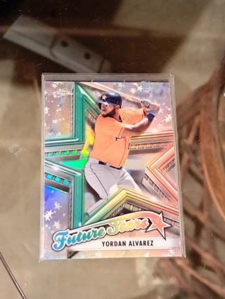 *Astros* Yordan Alvarez Topps Chrome Insert Refractor 