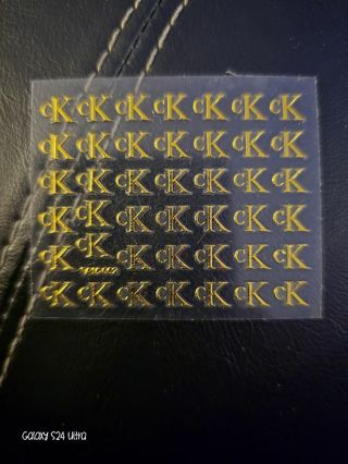 CK nail decals