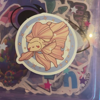 Fish sticker