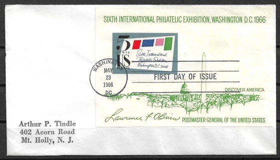 1966 Sc1311 SIPEX S/S FDC
