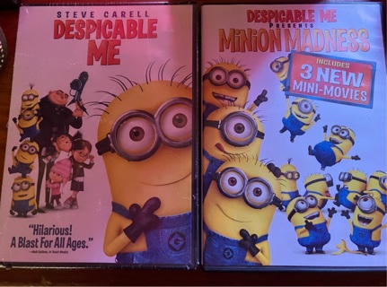 Two despicable me dvds