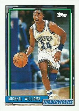 Tradingcard - NBA - 1992-93 Topps #351 - Micheal Williams - Minnesota Timberwolves