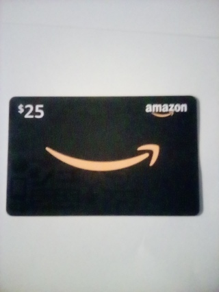 Amazon e-gift card for $25.00