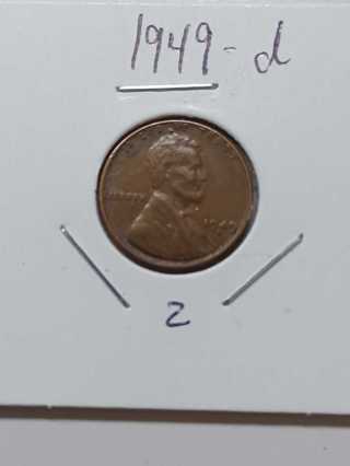 1949-D Lincoln Wheat Penny! 43.2