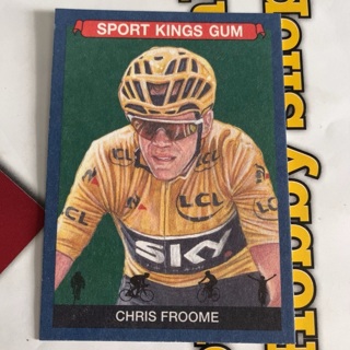 CHRIS FROOME 2021 SPORT KINGS GUM VOLUME 2 #53 Blue Short Print  Cycling