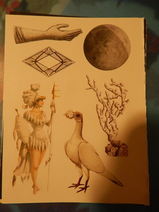 STRANGE new stickers.   ~  Assortment of 'white' stickers~ DIFFERENT!!