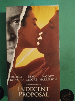 vhs indecent proposal free shipping