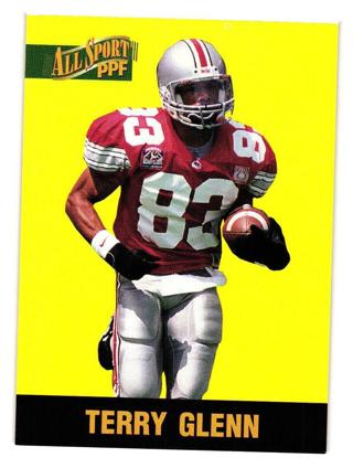 Terry Glenn 1996 Score Board All Sport PPF #93 Patriots