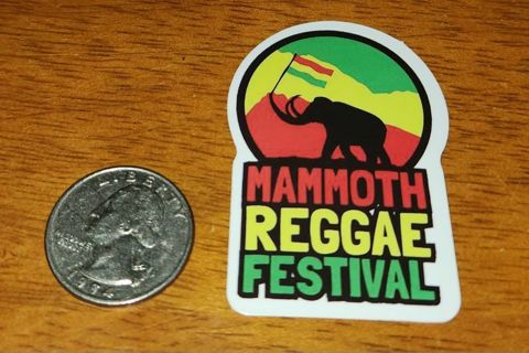 Bob Marley/Rasta/Reggae Sticker (#9)