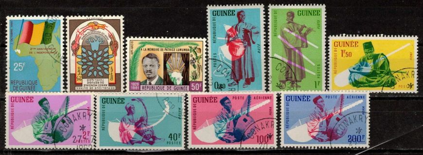 Guinea Commemoratives 1960-62