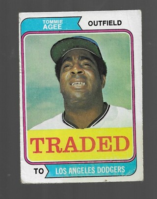 1974 TOPPS TOMMIE AGEE #630 T