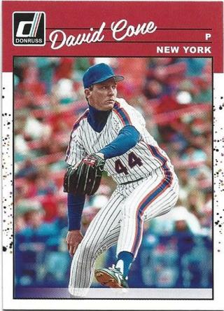 2023 DONRUSS DAVID CONE CARD