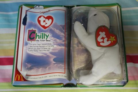 chilly bear beanie baby