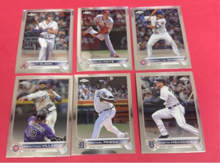 2022 Topps Chrome Update baseball lot