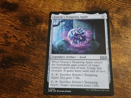 Magic the gathering mtg Eriettes Tempting Apple Wilds of Eldraine