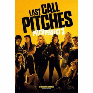  "Pitch Perfect 3" HD-"Vudu or Movies Anywhere" Digital Movie Code