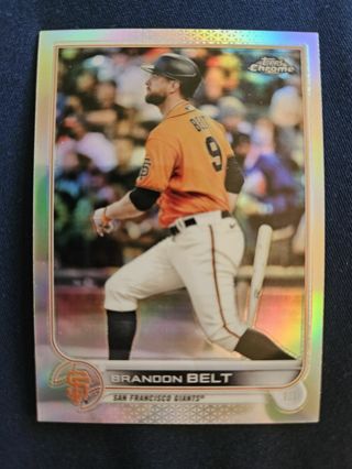 2022 Topps Chrome Refractor Brandon Belt