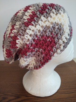Hand Crocheted Slouch Hat 