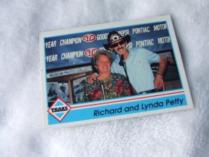 1992 Richard and Lynda Petty NASCAR Trax Racing Card #200
