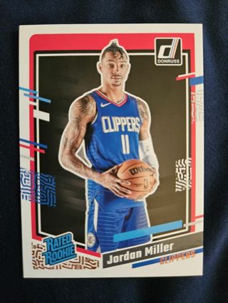 2023-24 Donruss Rated Rookie Jordan Miller