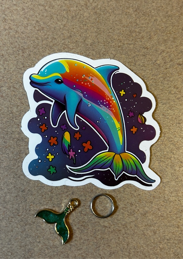 FREE: Dolphin Charm/sticker