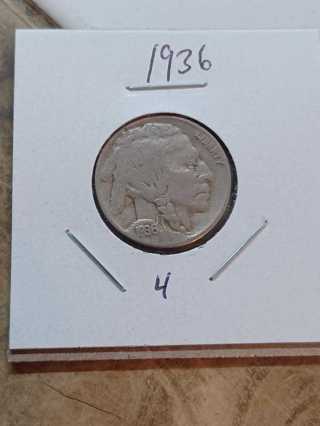 1936 Buffalo Nickel! 30.4