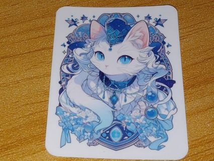 Cat new one vinyl lap top sticker no refunds regular mail very nice quality