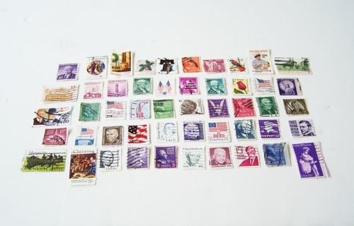 United States Postage Stamps Used/Cancelled Set of 50