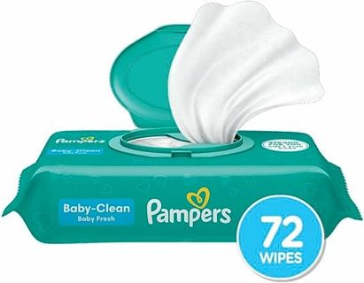 Pampers Baby Fresh Scented Baby Wipes, 72 Count