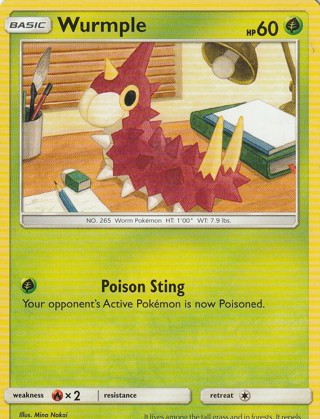 Pokemon Card: Wurmple