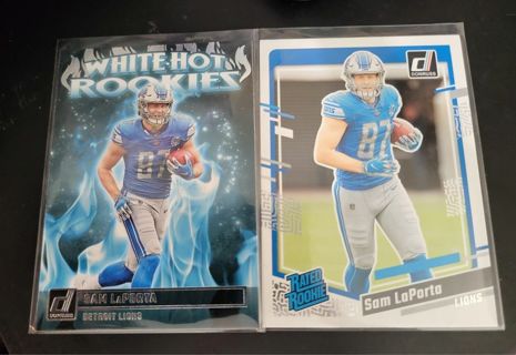 2023 Donruss Sam LaPorta Rookie Cards Detroit Lions