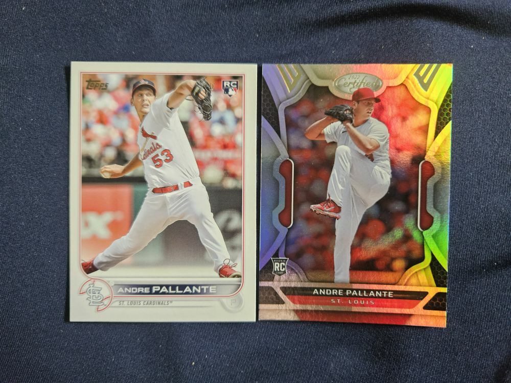 Free: Two Andre Pallante Rookie Cards