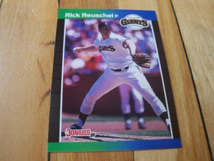 Rick Reuschel 1989 Donruss San Francisco Giants